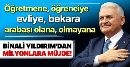 Binali Yıldırım'dan İstanbullulara müjde üstüne müjde!