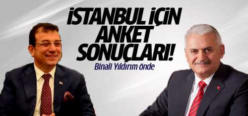 Binali Yıldırım İstanbul'da önde
