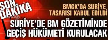 BM Suriye kararları oy birliği ile kabul edildi