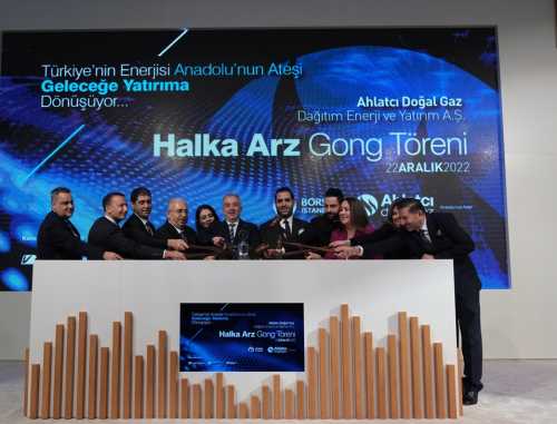 Borsa İstanbul'da Gong Töreni Ahlatcı Doğal Gaz için çaldı