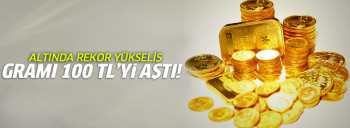 Bu gün Altında rekor yükseliş!