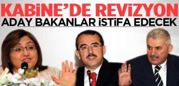 Bülent Arınç: Aday Bakanlar istifa edecek