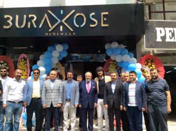 BURAK KÖSE MENSWEAR  AÇILIŞI GÖRKEMLİ OLDU
