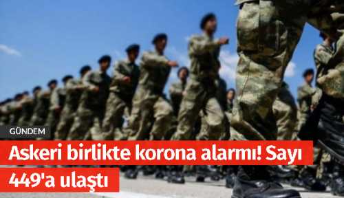 Burdur Askeri birlikte korona alarmı!