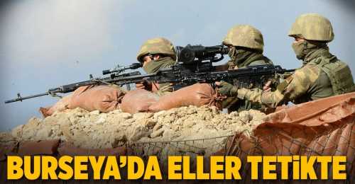 Burseya Dağı'nda  TSK'nın elleri tetikte