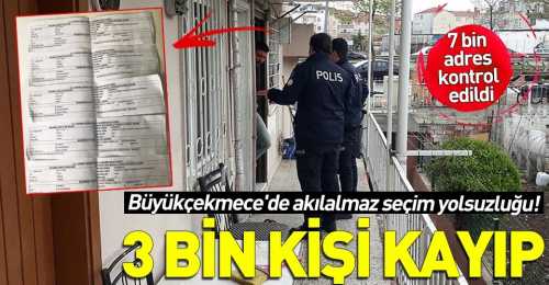 Büyükçekmece'de 7 bin adres kontrol edildi