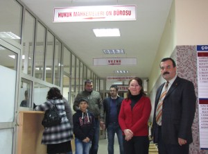 Adliye’de ön bürolar açıldı