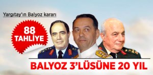 Yargıtay 9'uncu Ceza dairesi Balyoz Davası ile ilgili kararlarını açıkladı
