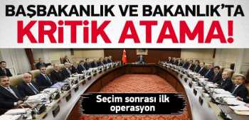 Çalışma Bakanlığı'nda son  kritik atama