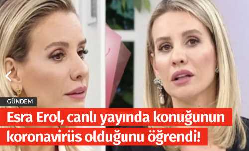 Canlı yayında konuğunu Koronavirüs'lü çıktı