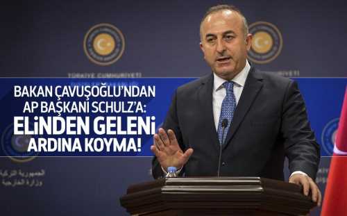 Çavuşoğlu Elinden geleni ardına koymasın
