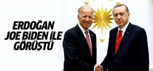 CB: Erdoğan, ABD Başkanı Biden ile görüştü