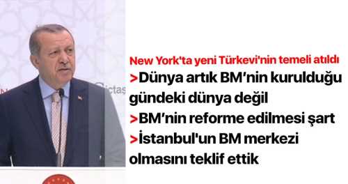 CB: Erdoğan  BM’nin reforme edilmesi şart