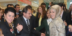 Emine Erdoğan Çorum standını beğendi