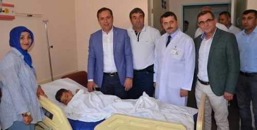 ÇESOB Başkanı  Yalçın Kılıç’ın oğlu Onur Kılıç, sünnet olarak erkekliğe ilk adımını attı