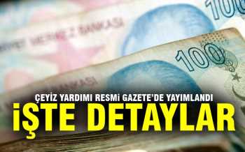 ÇEYİZ HESABI RESMİ GAZETEDE