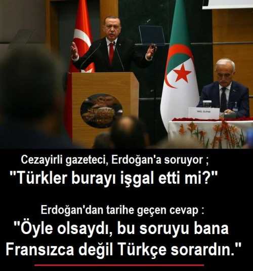 CEZAYİRLİ GAZETECİYE TARİHİ AYAR