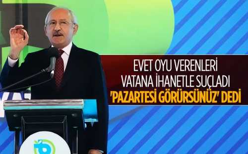 CHP: Evet oyu verenler vatan hainidir