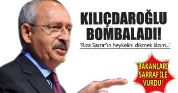 CHP: Kılıçdaroğlu Rıza Sarraf'ın heykelini dikmek lazım