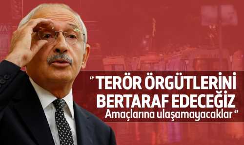 CHP: Terör örgütleri amaçlarına ulaşamayacak