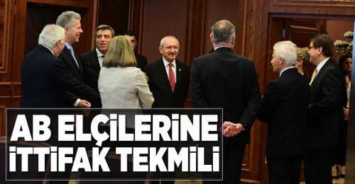 CHP-AB üyesi ülkelerin büyük elçileriyle görüştü