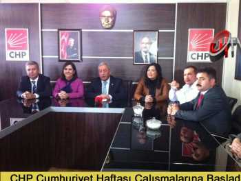 CHP Cumhuriyet Haftası Çalışmalarına Başladı
