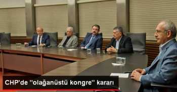 CHP'de "Olağanüstü Kurultaya" gitmeyi düşünüyor ? 
