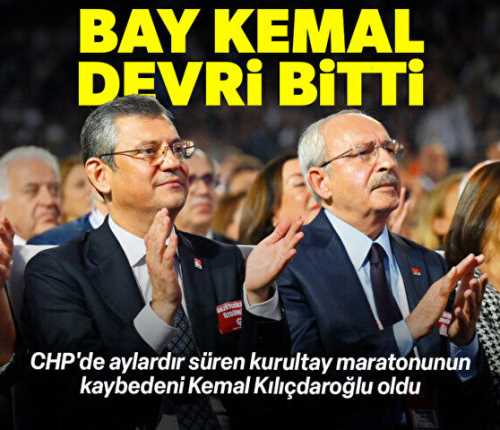 CHP'de BY Kemal devri bitti Özgür Özel Geldi!
