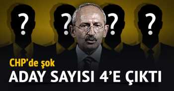 CHP'DE GENEL BAŞKANLIĞA 4 ADAY VAR