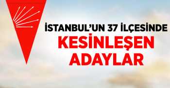 Chp'de Kesinleşen İstanbul Adayları Belli Oldu