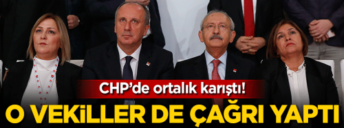 CHP'de Ortalık Fena  karıştı! 