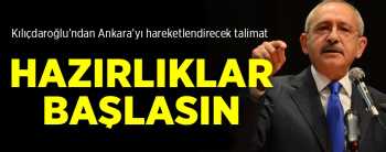 CHP'de sondakika erken seçim talimatı