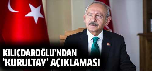 CHP'den  'kurultay' açıklaması