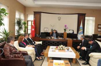 CHP'li Meclis Üylerinden Başkan Külcü'ye ziyaret