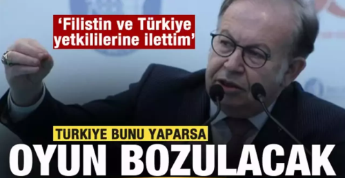 Cihat Yaycı Filistin'le yapılacak deniz anlaşmasına dikkat çekti