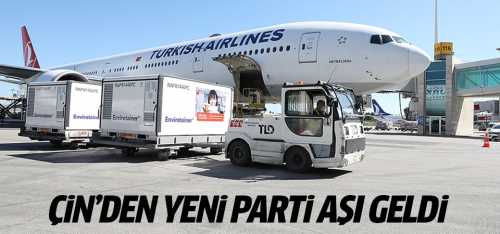 Çin'den yeni parti aşı geldi