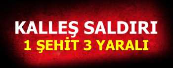 CİZRE'DE 1 POLİS ŞEHİT,3 YARALI