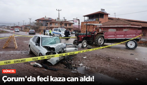 Çorum - Osmancık  Karayolunda Can Pazarı!