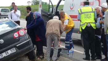 ÇORUM - SAMSUN KARAYOLUNDA KAZA