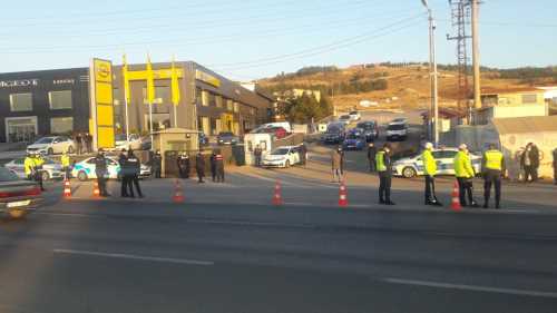 Çorum- Ankara yolunda Hes denetimi yapıldı