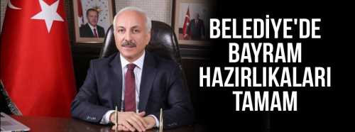 Çorum  Belediyesi Bayram Hazırlıklarını Tamamlandı