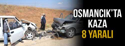 Çorum- Osmancık'ta Trafik kazasında 8 Yaralı