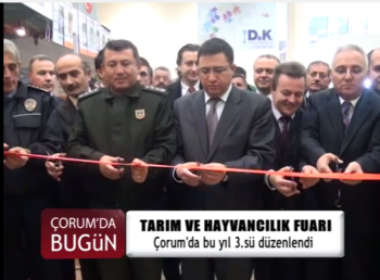 ÇORUM 3.TARIM FUARI AÇILDI
