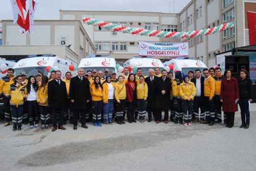  ÇORUM’A 10 YENİ DONANIMLI AMBULANS 