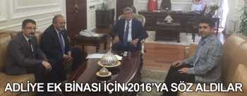 ÇORUM ADLİYE BİNASI İÇİN 2016'YA SÖZ ALINDI