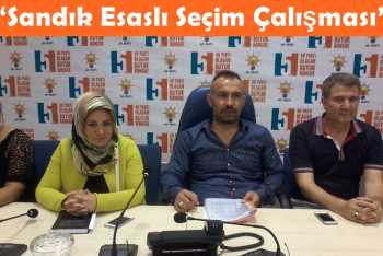 Çorum Ak Parti'de ‘Sandık Esaslı Seçim Çalışması’ yapıldı