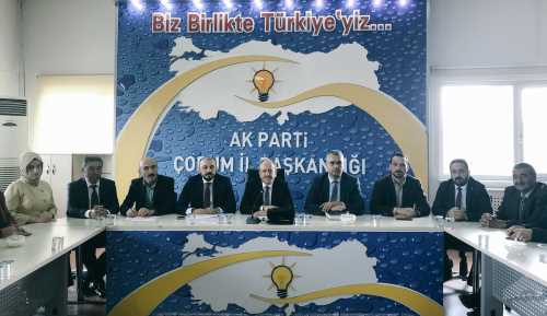 Çorum Ak Parti'de yerel seçim mesaisi başladı