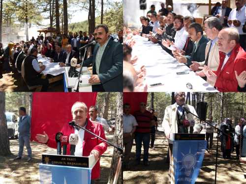 ÇORUM AK PARTİ MAYIS AYI İL DANIŞMA TOPLANTISI ÇATAK'TA YAPILDI