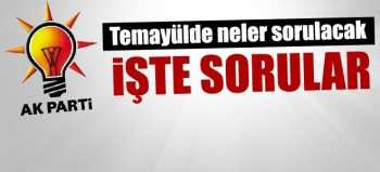 ÇORUM AK PARTİ TEŞKİLATI TEMAYÜL YOKLAMSINA HAZIRLANIYOR