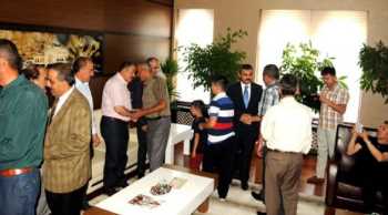 ÇORUM BELEDİYE'SİNDE BAYRAMLAŞMA BİRİNCİ GÜN